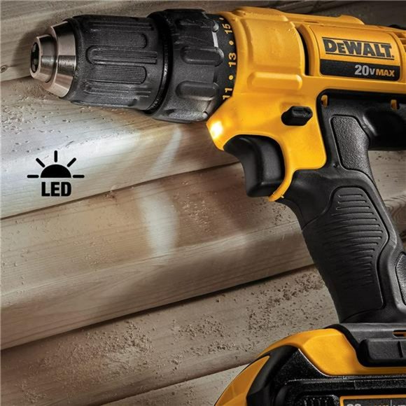 DEWALT 20V MAX Cordless Drill & Impact Driver Combo Kit w/2 Batteries & Charger - Picture 5 of 5